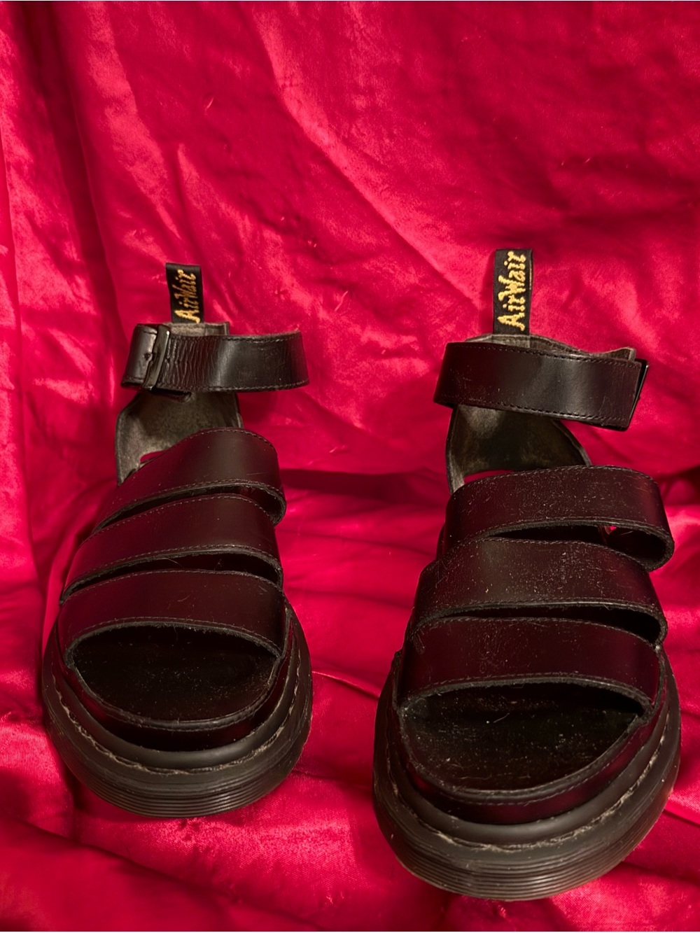 Women’s Black DR martens Platform Sandals